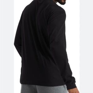 North face black crewneck size large merino wool blend